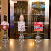 A range of beers on offer at the Wetherspoons beer festival