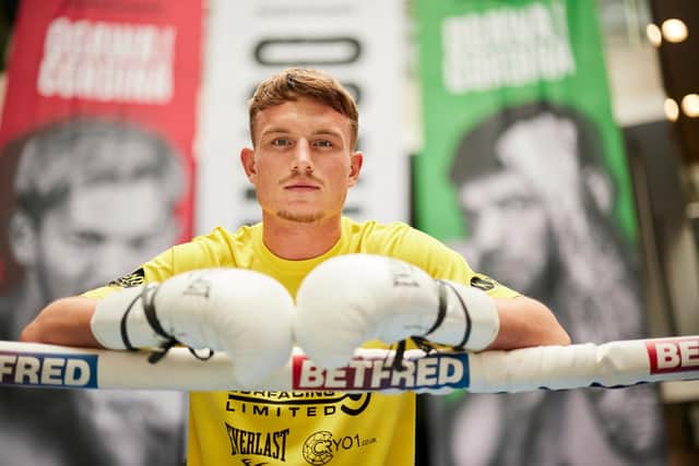 Dalton Smith is fighting for the first time in Sheffield as a professional: Mark Robinson Matchroom Boxing