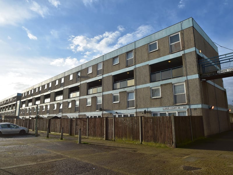 The flat is on sale for £90,000.