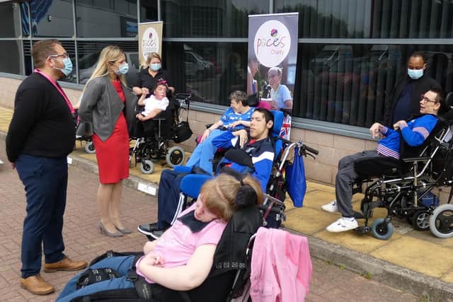 Miriam Cates MP met people at Paces Living Adult Services