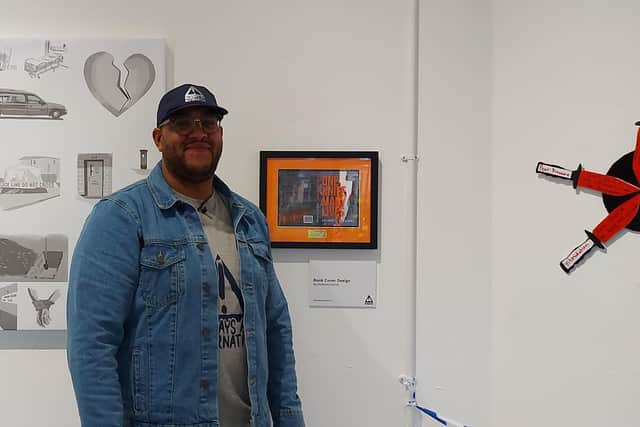 Anthony Olaseinde created the exhibition to open a dialogue on knife crime in South Yorkshire.