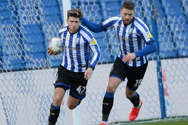 Josh Windass scored his second goal for Sheffield Wednesday in their 3-1 defeat to Derby County.