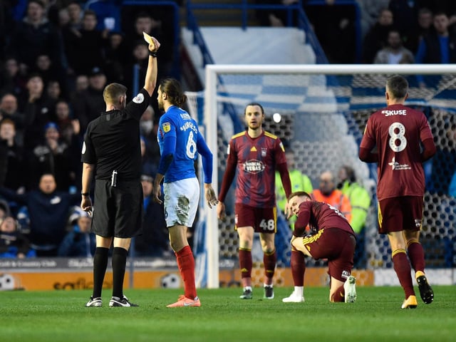 The popular centre-half has been forced to miss three games because of suspension this season.