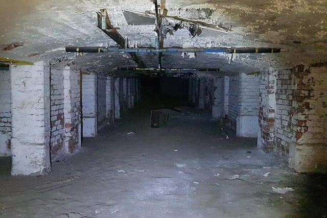 The cellar at the former Cannon Brewery building in Sheffield