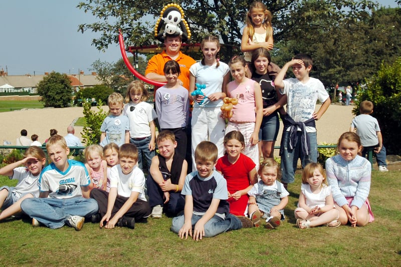We've landed in Horden in 2006 and these shipmates were enjoying a pirate day in the Welfare Park.