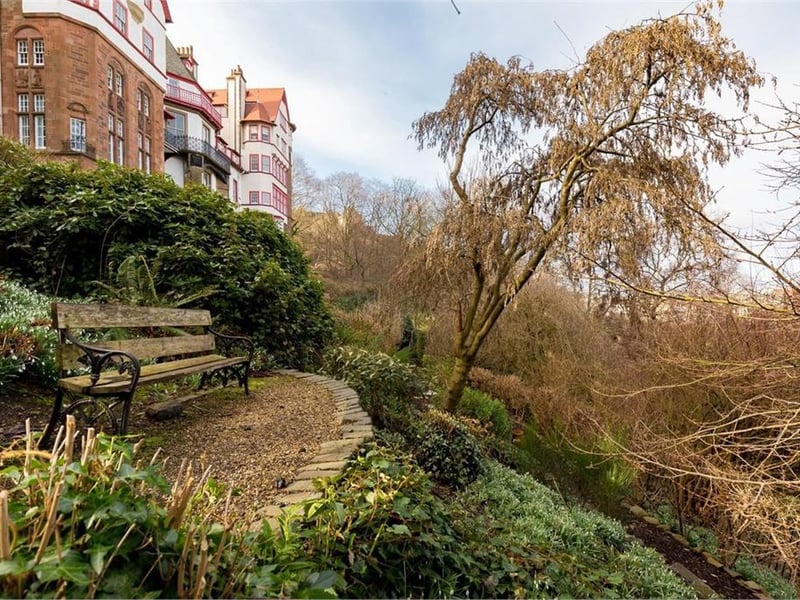 Landscaped gardens.