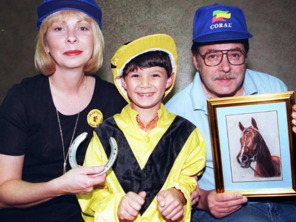 Luke French aged 6 in 1998 here at a Race themed night at Rossington Hall.