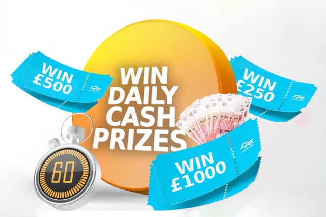 Win daily cash prizes with Cash Raffle