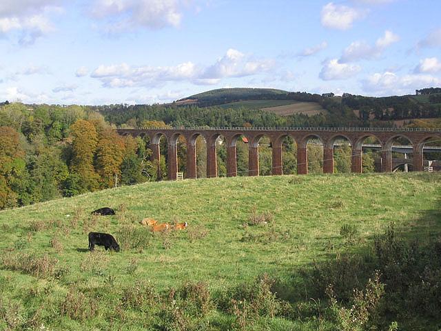 Located near Melrose, Trimontium, also known as Newstead Roman Fort, is considered to have been the most important of all the Roman forts in Scotland. Pictured is a hollow which is believed to have been the amphitheatre at Trimontium, which was attached to the main fort complex.