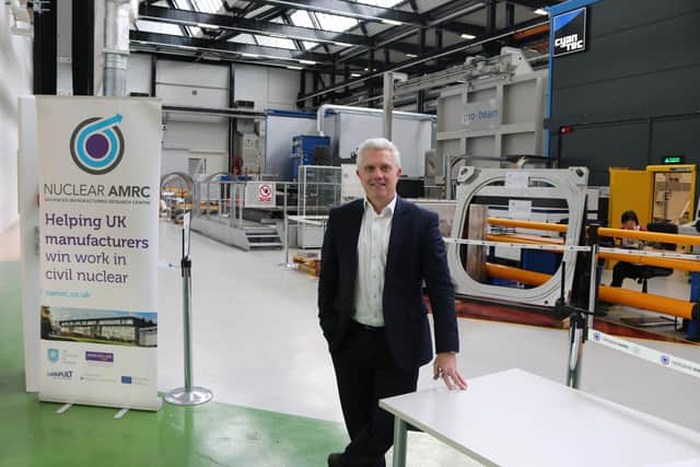 Andrew Storer, chief executive officer of the Nuclear Advance Manufacturing Research Centre, part of The University of Sheffield