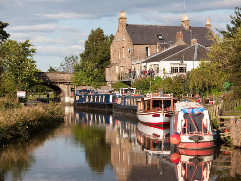 While a little bit out of the city, The Bridge Inn at Ratho is a great retreat for drinks by the canal. Don’t worry if it’s not sunny, there are undercover tables and heaters.