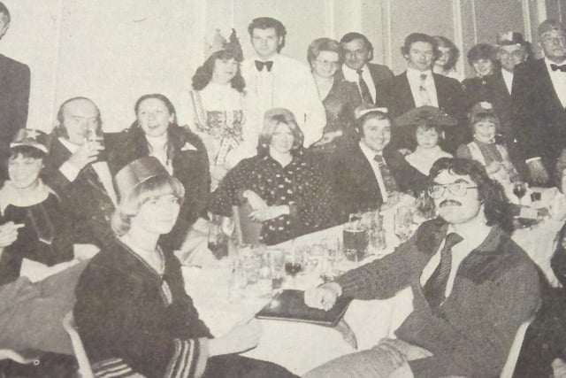 Station Hotel, Kirkcaldy - Hogmanay dance, 1978.