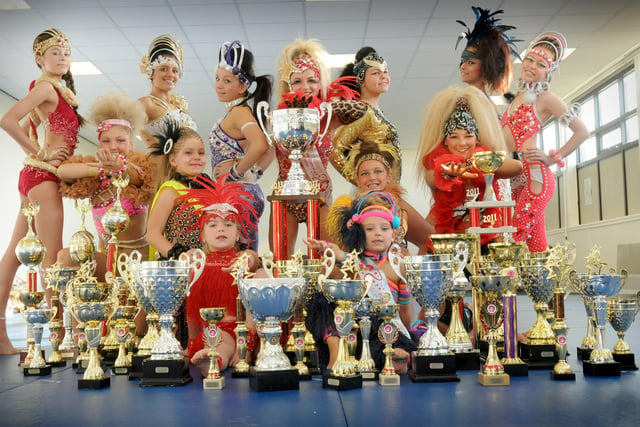 A 2011 scene and look at how many trophies they won!