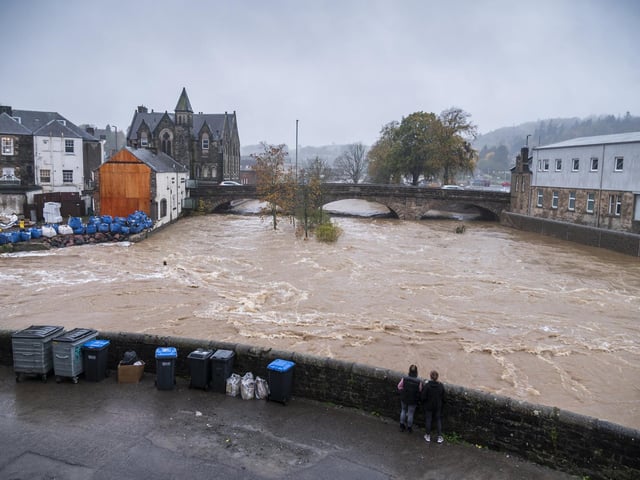 Measures are being taken to try and stop the water reaching any further properties.