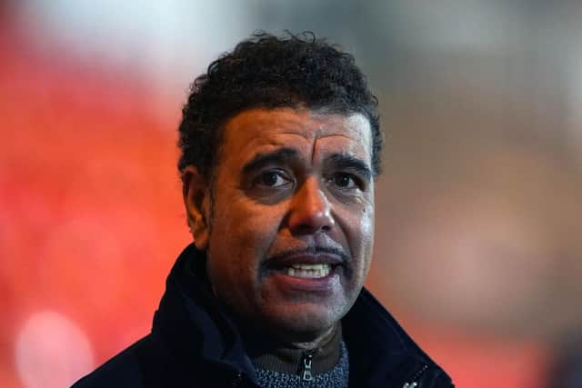 Former Sheffield United man turned pundit Chris Kamara who is leaving Sky Sports at the end of the season after 24 years: Zac Goodwin/PA Wire.