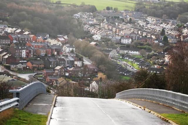 Pictured is Sheffield's Stocksbridge Bypass which is reputed to be haunted.