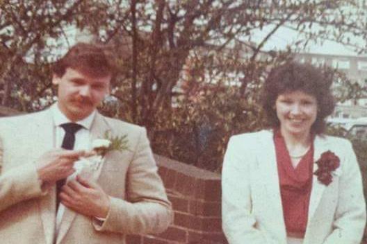 Dean Harper shared this one with his mum, Yvonne Harper taken on parents wedding day circa 1985.
