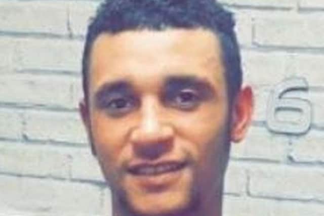 Pictured is Jordan Marples-Douglas, of Woodthorpe Road, near Richmond, Sheffield, who died aged 23 after he was allegedly murdered at his home.