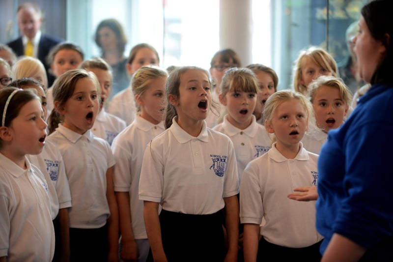 Castletown Primary School's choir was singing as part of the closing of the Making Music at Mowbray events in Sunderland Museum & Winter Gardens in 2013.
