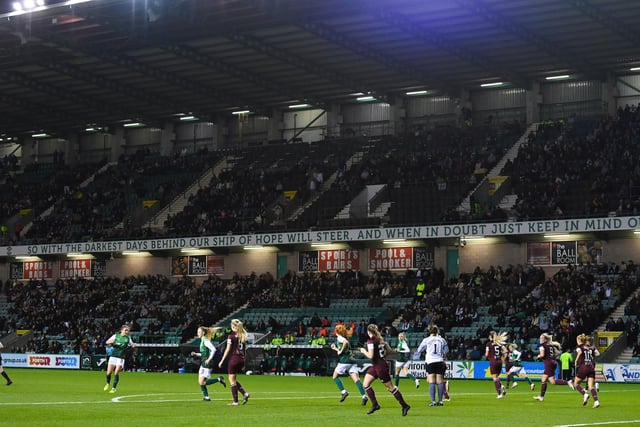 A record breaking night for Hibs Women under the lights at Easter Road.