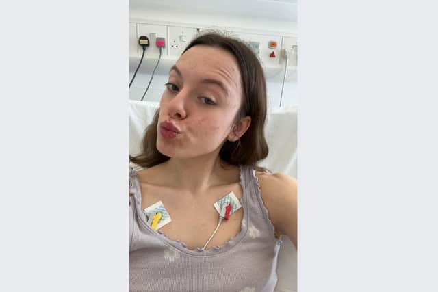 Grace was hospitalised for four days after her heart rate dropped to a dangerous level, which saw her begin treatment with a specialist eating disorder team.