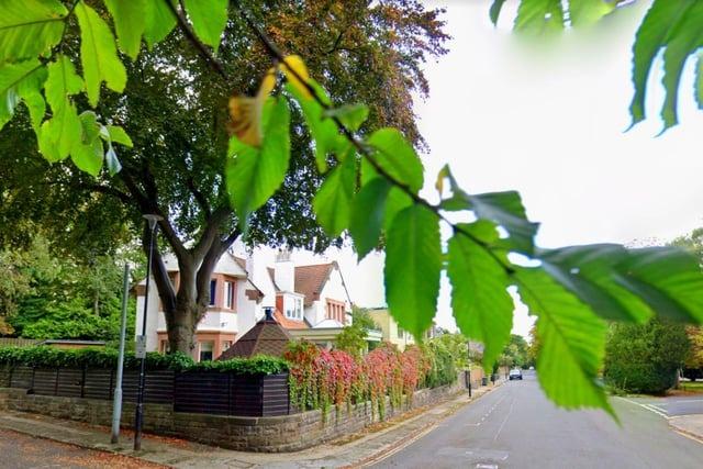 Wester Coates Gardens is a leafy crescent that is full of detached houses, found between Murrayfield and Haymarket. It is at No.6 on the list of Scotland's most expensive streets, with an average house price of £1,535,000