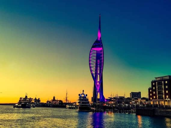 The Spinnaker Tower. Picture: Vicky Stovell - Instagram: @smi_ley456 - Facebook: Smiley Sunshine Photography