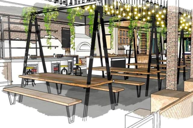 Artists' impression of Founders & Co. A hospitality business is planning to create a new food hall on the bustling Ecclesall Road following the success of Kommune, Cutlery Works and Sheffield Plate.