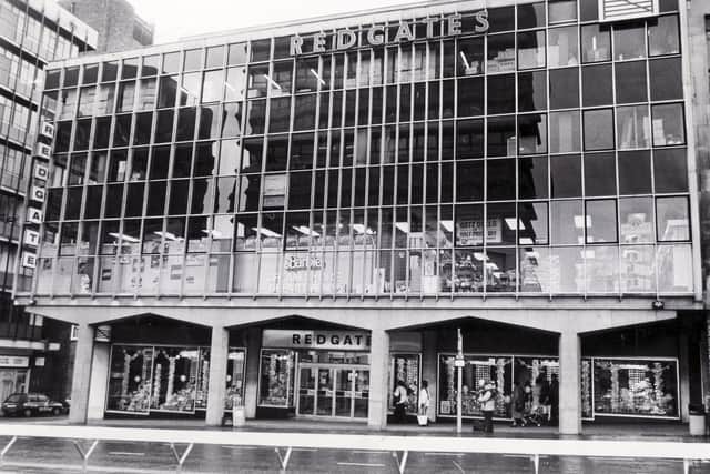 Redgates toy shop in Sheffield pictured in 1986.