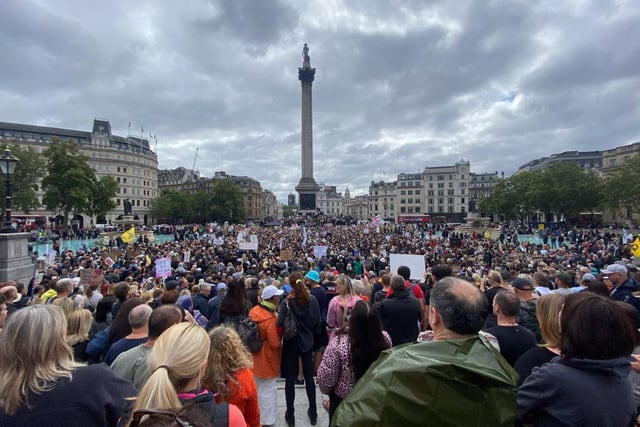 The brother of former Labour leader Jeremy Corbyn became one of the first people to receive a £10,000 penalty for hosting a gathering of more than 30 people. Corbyn was arrested and fined for organising a demonstration in Trafalgar Square in London against lockdown restrictions