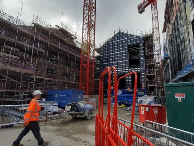 Works is well underway on the Heart of the City development in the city centre, transforming a section of the city centre in a scheme that even includes a park