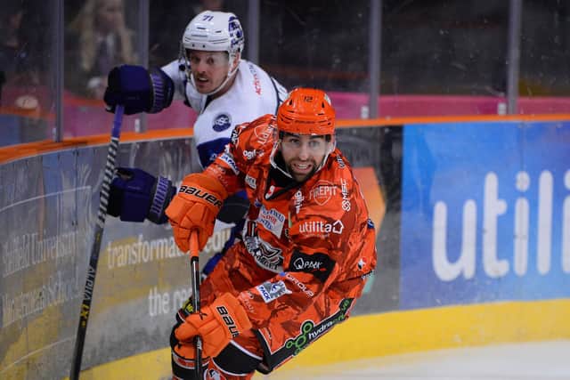 Ciampini in action against Glasgow Clan