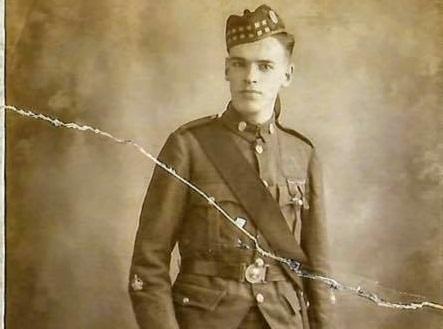 "My grandad who served in World War II, Peter Laidlaw."