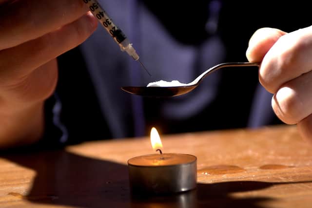 The drugs-related death rate is increasing in Sheffield.