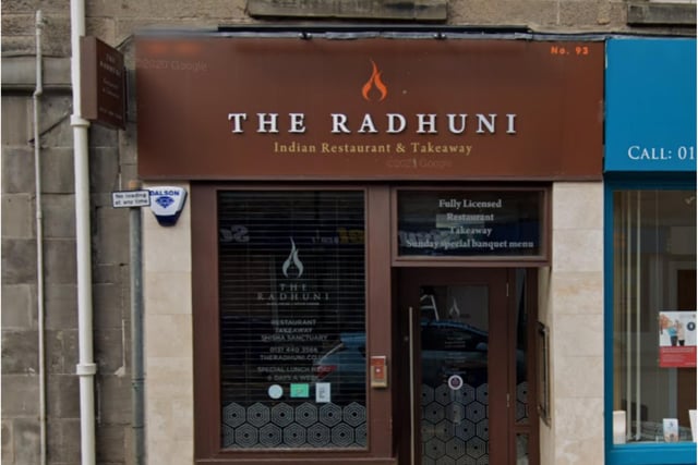 The Radhuni in Loanhead stole the show, racking up the highest number of recommendations. In fact, the restaurant is so popular that is has claimed recognition across both Edinburgh and the world. Here is what Shona Sylva in Australia had to say about the Radhuni: “I have to say, the Radhuni Loanhead gets my vote from Down Under… So upset not to be able to get home this year to have a family RADhUNI get together there. Love the inside, décor, outside terrace. It has the best menu… the quality of the traditional Indian food provided cannot be beaten. It is really worth Townies making the effort to visit and experience what the Radhuni has to offer!”