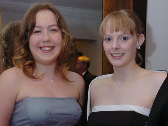 Sheffield High School PromCatherine Atkins and Alexandra Bales