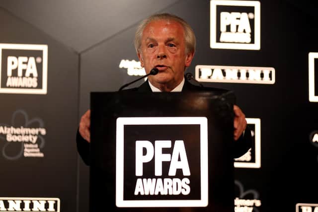 Chief Executive of the PFA Gordon Taylor:  Steven Paston/PA Wire.