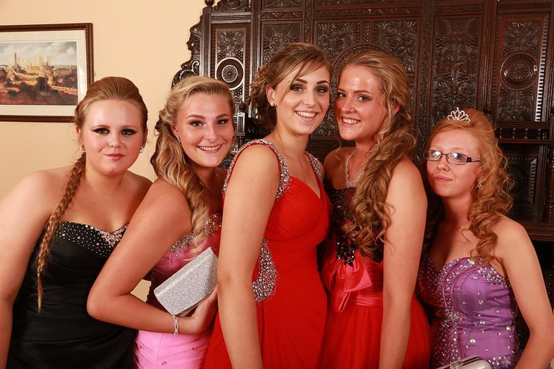 Eloise Fairbrother, Courtney Rybak, Tamika Reynolds, Rebecca Tomlinson and Ella-Rose Ball at a Don Valley prom night