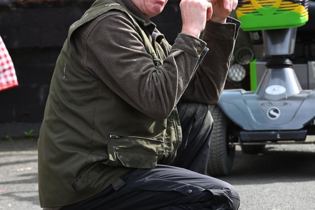 The Full Monty Disney+ miniseries filming in Manchester. Steve Huison is pictured