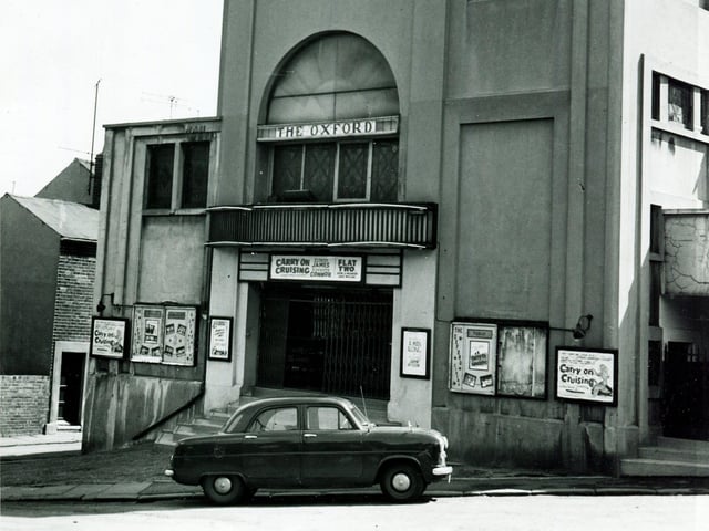 The Oxford Picture Palace, Addy Street, Upperthorpe, was opened in a converted Unitarian chapel on December 15, 1913.  The cinema seated around 900.  In 1920 the Oxford became part of Heeley & Amalgamated Cinemas and was taken over by the Star Group in January 1955.  The Oxford survived until August 15, 1964.  The final films were Two Way Stretch and I'm Alright Jack.  The building was later demolished.