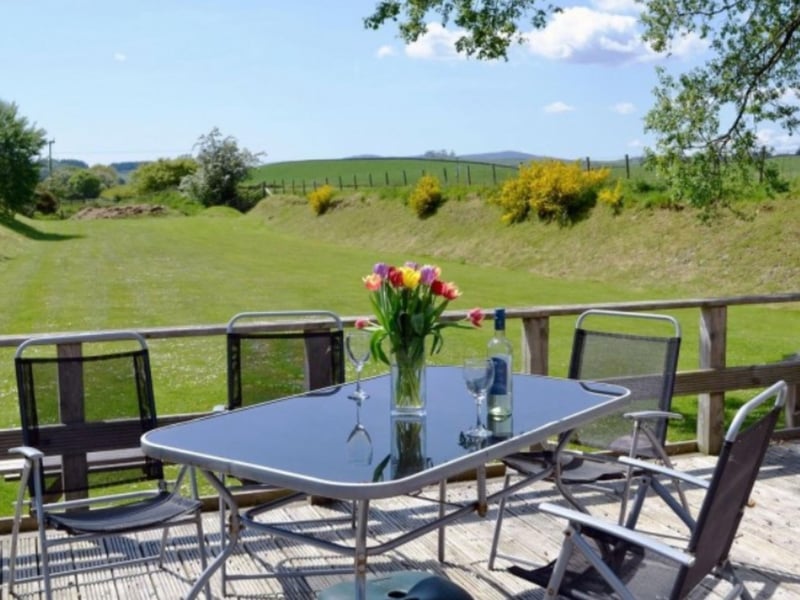 Enjoy alfresco dining on the terrace.