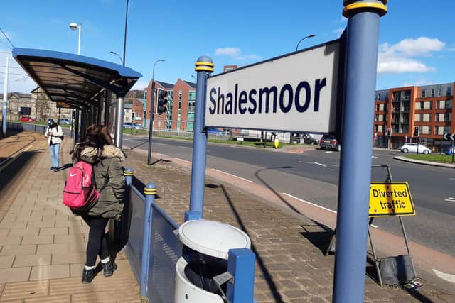 Shalesmoor Tramstop in Sheffield. It has been suggested it could be renamed as Kelham Island