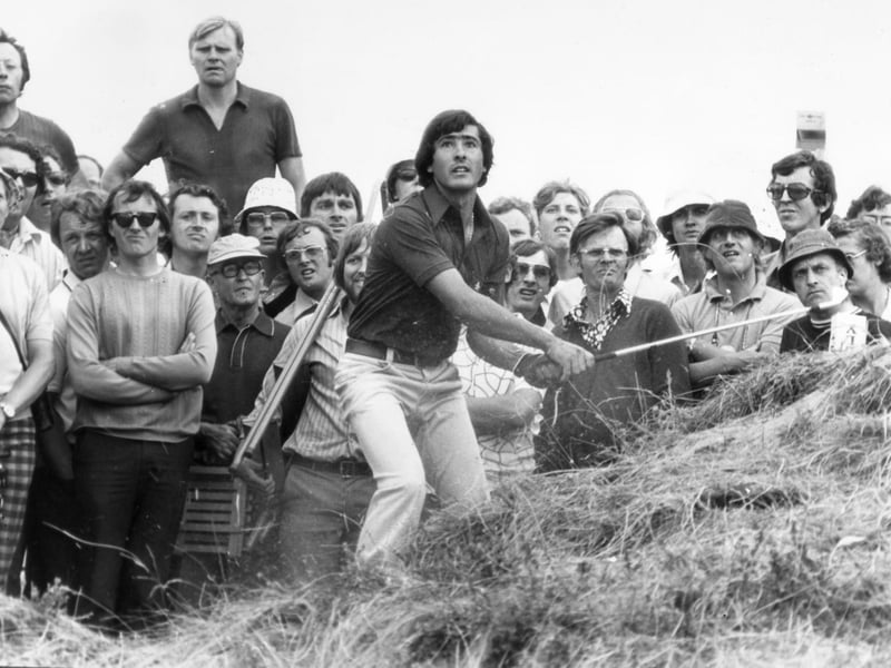 A picture I love of a young Seve in The Open at Birkdale in 1976 - two months after I played with him in a pro-am! Who could have known?