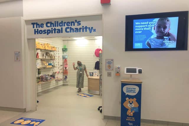 The new fundraising hub which has opened at Sheffield Children's Hospital