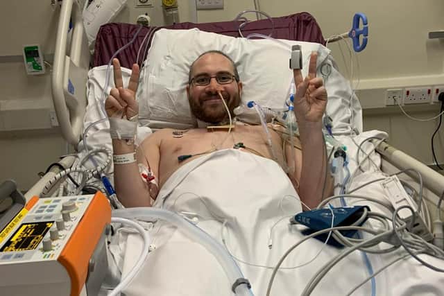 James Dickson spent the last two weeks of March ‘hovering between life and death’ on a ventilator