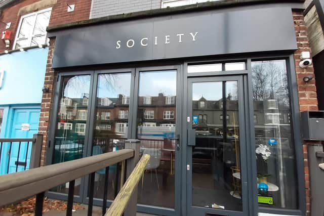 Society bar has not traded since Christmas.