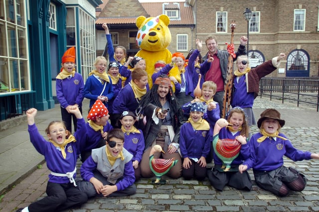 Young pirates got to meet Pudsey when he came to the Hartlepool's Maritime Experience in 2009. Were you there?