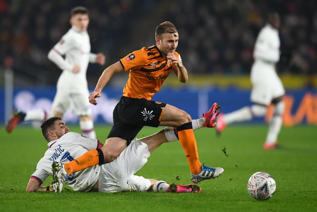 Hull City will need to renegotiate the terms of Herbie Kane's loan deal should football resume next month, but are confident the Liverpool prospect will be fit to play a key role to the campaign's conclusion. (Liverpool Echo). (Photo by Clive Mason/Getty Images)
