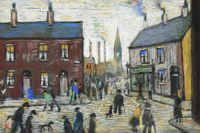 Street Scene with Figures, is one of the L.S. Lowry works included in the upcoming auction sale.