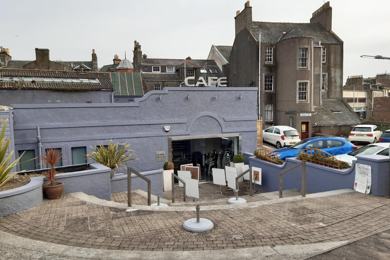The steps of the cafe have long been a popular outdoor area for customers.
Check for availability of tables
